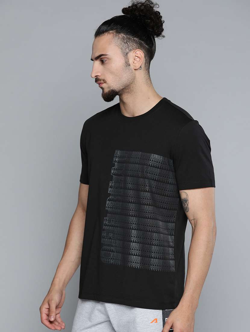 black printed t-shirt - 18334853 -  Standard Image - 1