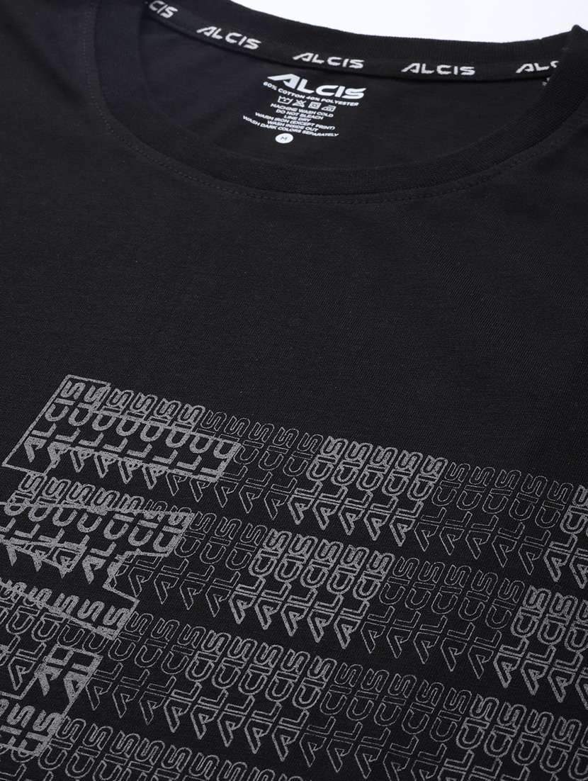 black printed t-shirt - 18334853 -  Standard Image - 4