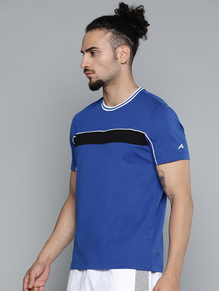 men blue striped t-shirt - 18334858 -  Standard Image - 1