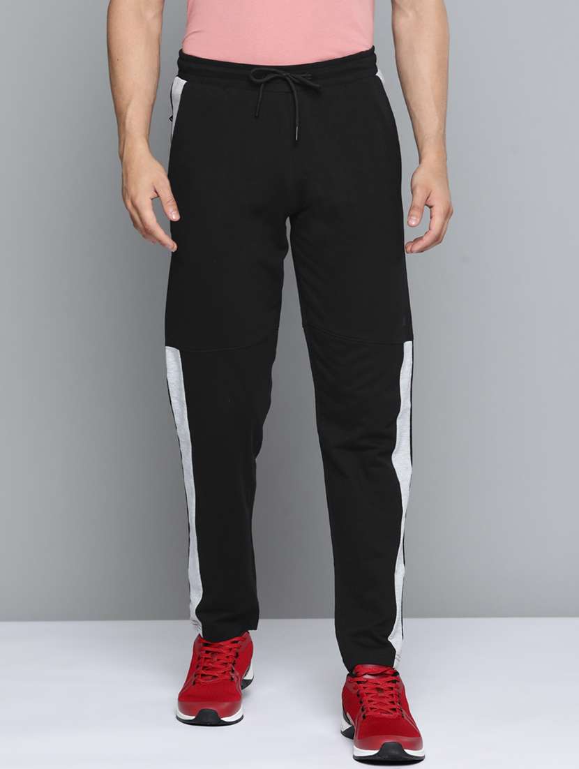black side taped  full length track pant