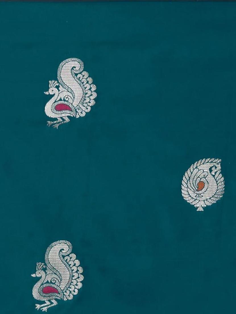 jacquard work banarasi saree with blouse - 18335736 - Standard Image - 4