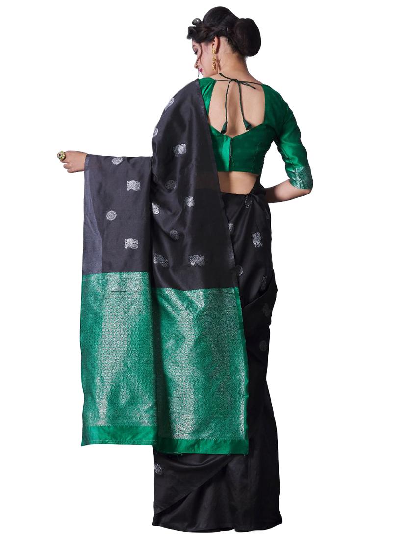 jacquard work banarasi saree with blouse - 18335772 -  Standard Image - 1