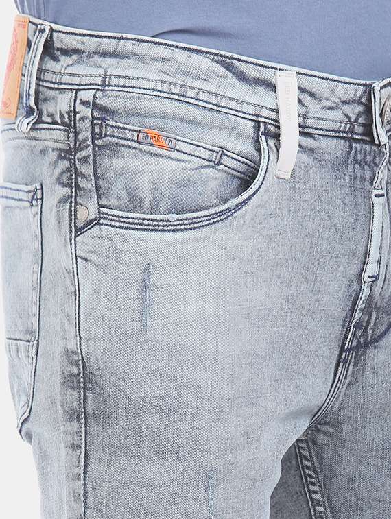 light blue stone washed denim jean - 18336339 -  Standard Image - 4
