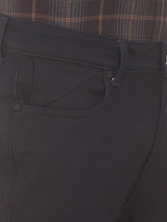 dark blue stone washed denim jean - 18336818 - Standard Image - 4