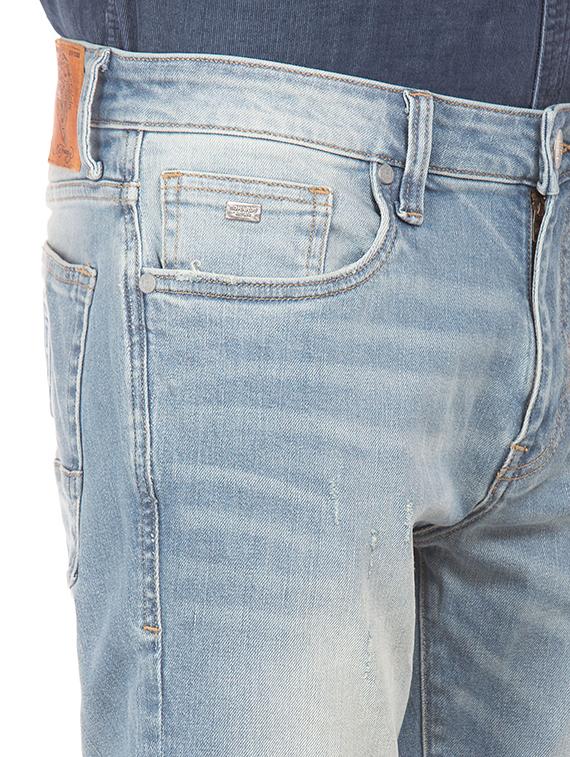 light blue stone washed denim jean - 18336819 - Standard Image - 4