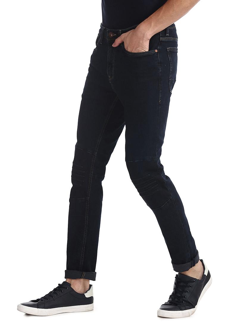 dark blue solid washed jean - 18336851 - Standard Image - 1