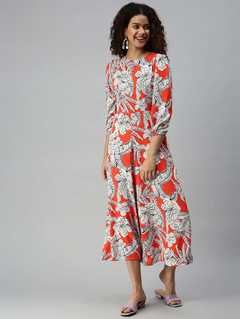 Round Neck Floral Jumpsuit - 18336944 -  Standard Image - 1
