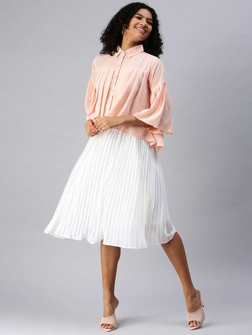 women's layered collared top - 18337154 -  Standard Image - 4