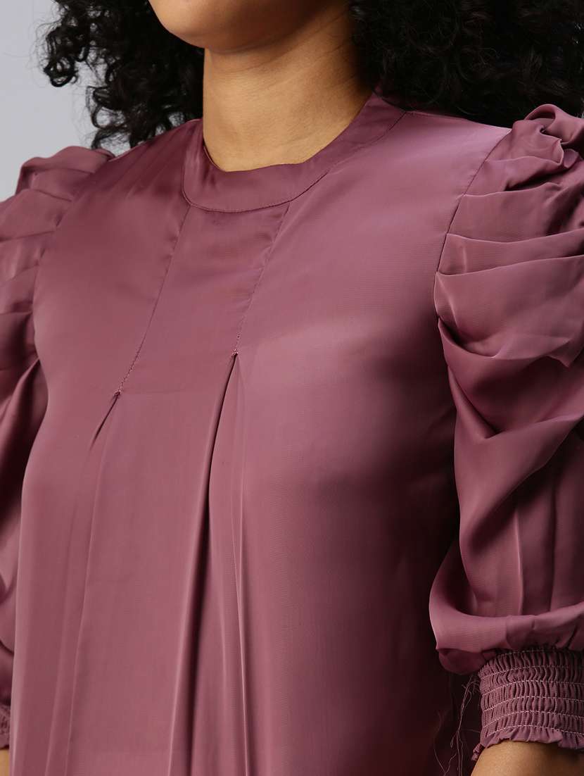 women's layered round neck top - 18337185 -  Standard Image - 4