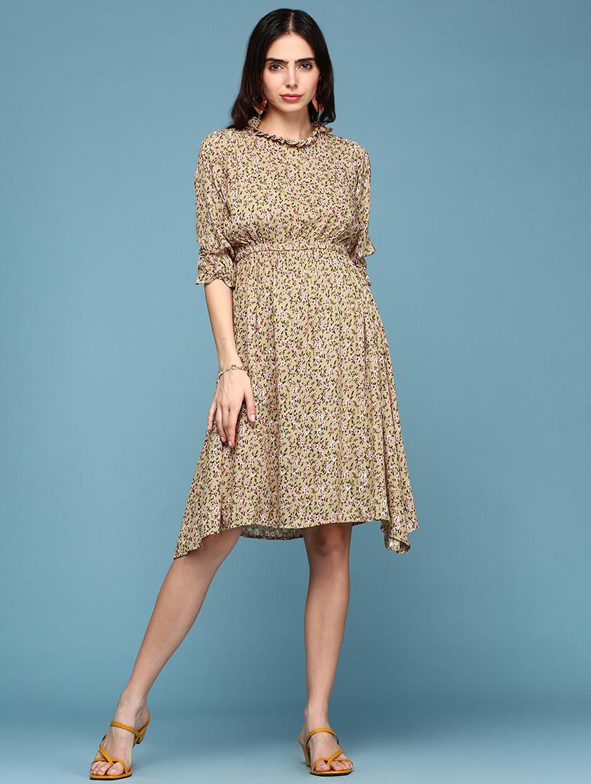 women's asymmetric floral dress - 18337287 - Zoom Image - 0