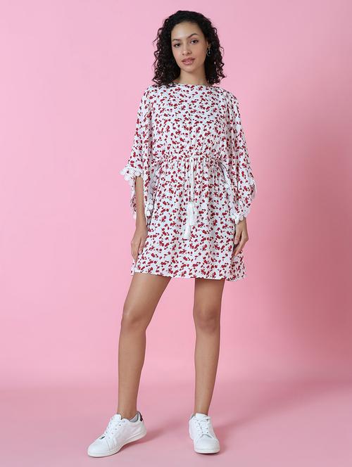 women's fit & flare floral dress - 18337289 - Standard Image - 0