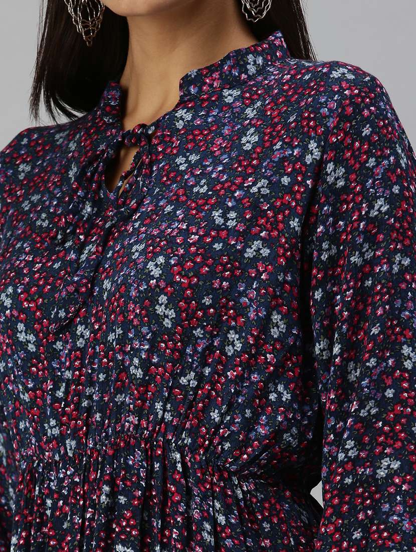 women's tiered dress floral dress - 18337307 -  Standard Image - 4