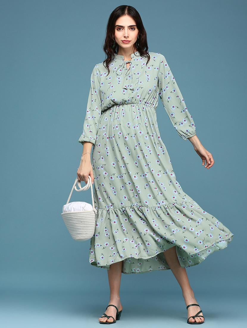 women's tiered dress floral dress - 18337309 -  Standard Image - 1
