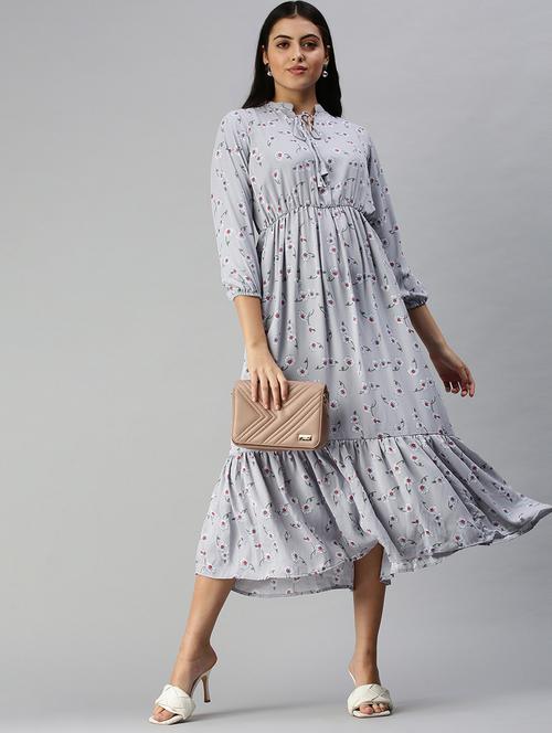 women's tiered dress floral dress - 18337310 -  Standard Image - 0