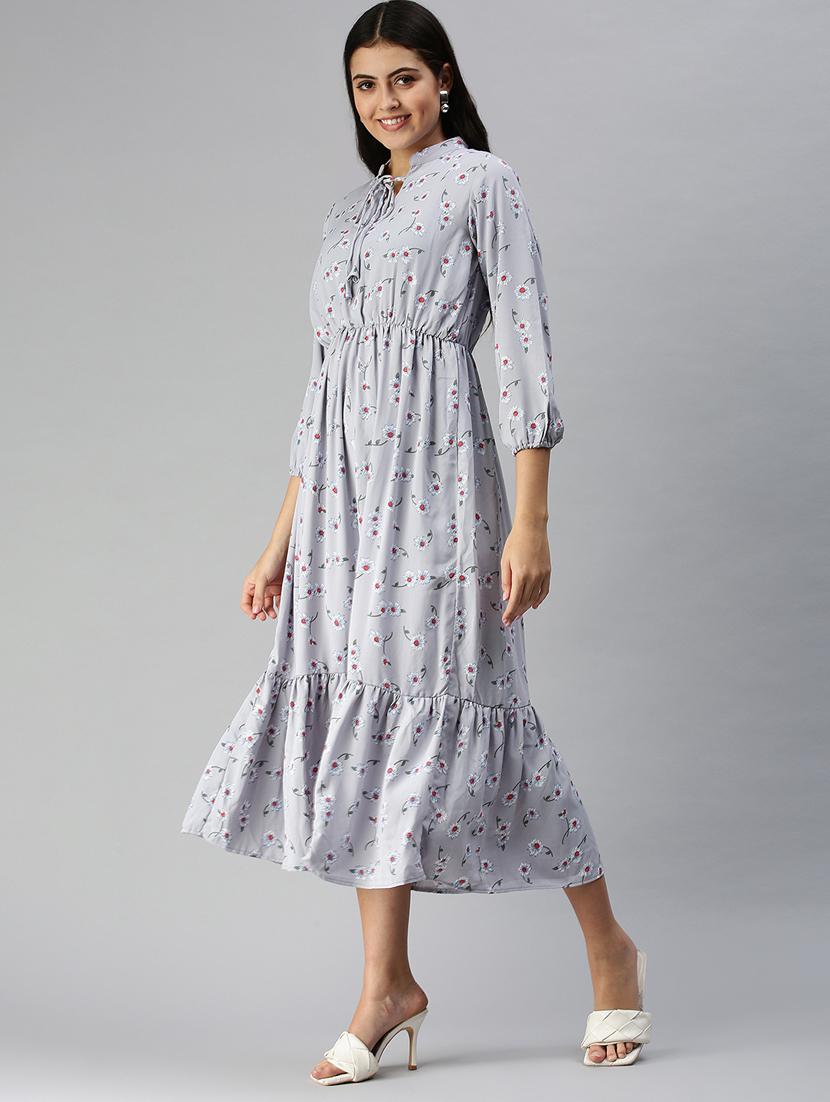 women's tiered dress floral dress - 18337310 -  Standard Image - 1