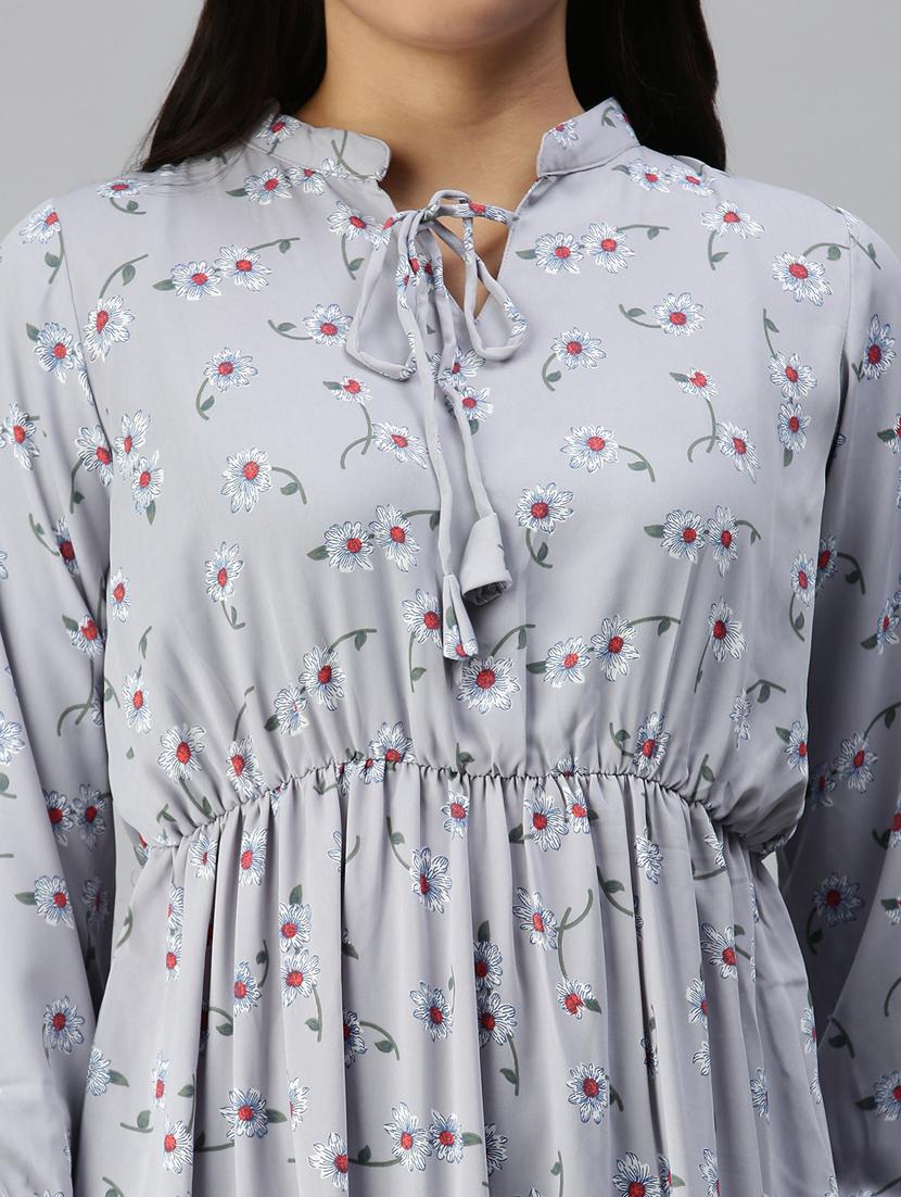 women's tiered dress floral dress - 18337310 - Standard Image - 4