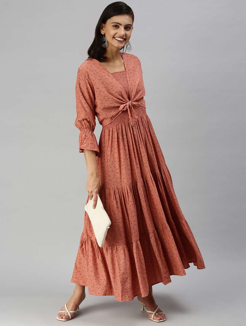 women's tiered dress quirky dress