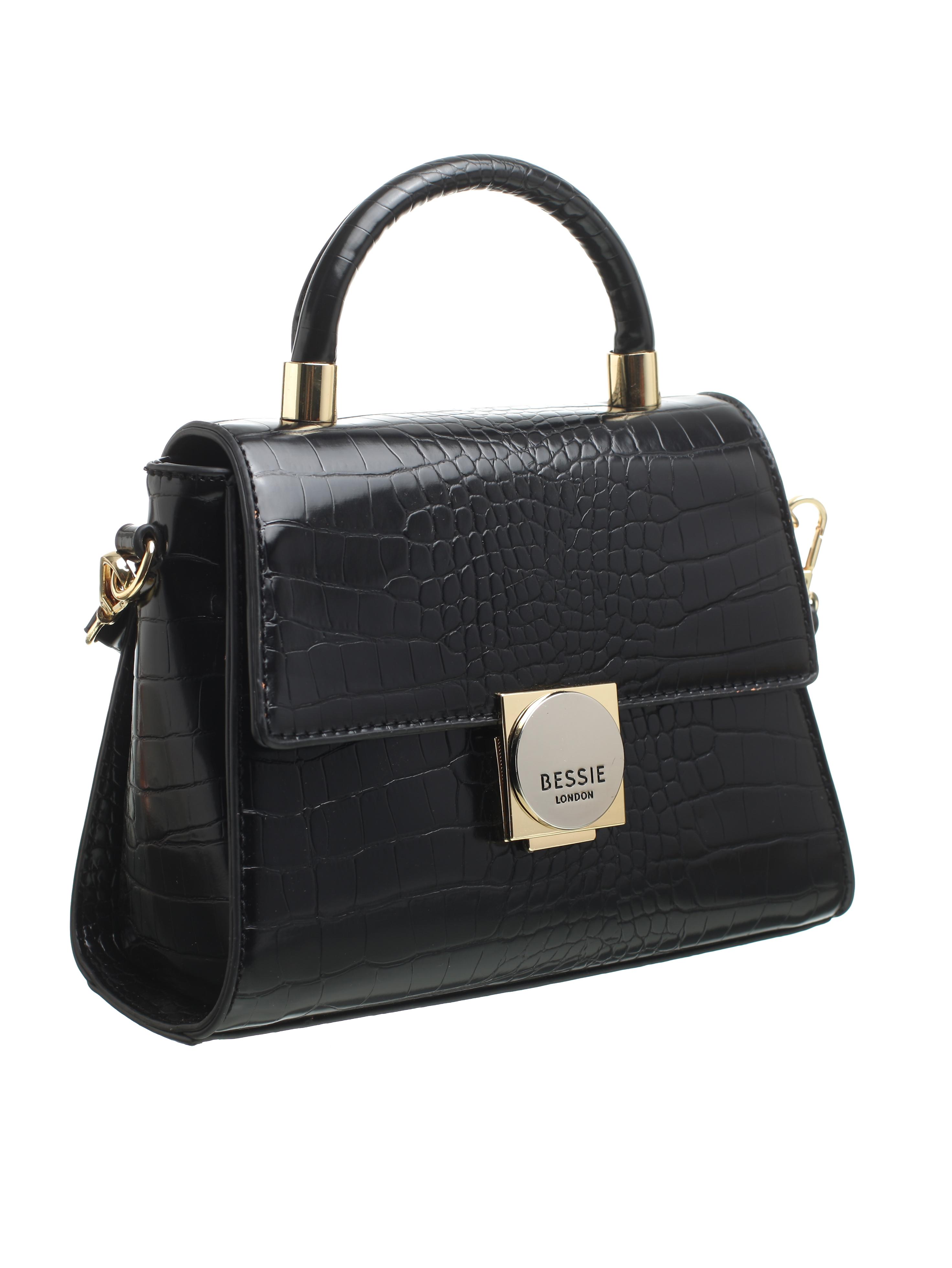 features: croc printed|unique press lock| detachable  - 18337617 -  Standard Image - 1