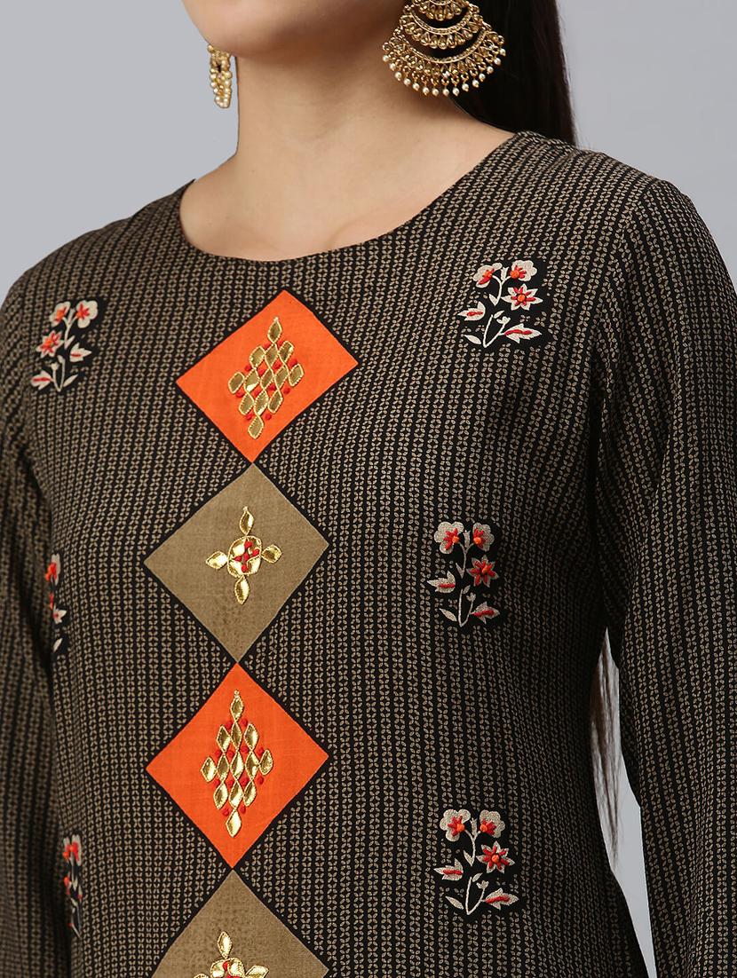 women's straight kurta - 18338237 - Standard Image - 4