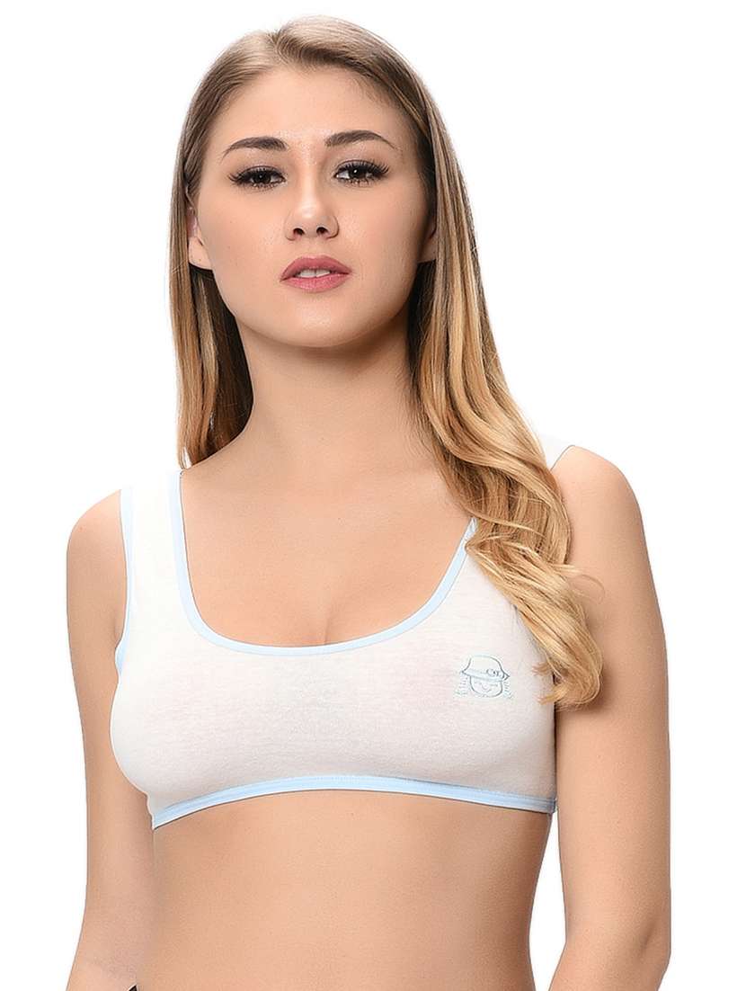 pack of 2 solid sports bra - 18339404 -  Standard Image - 1