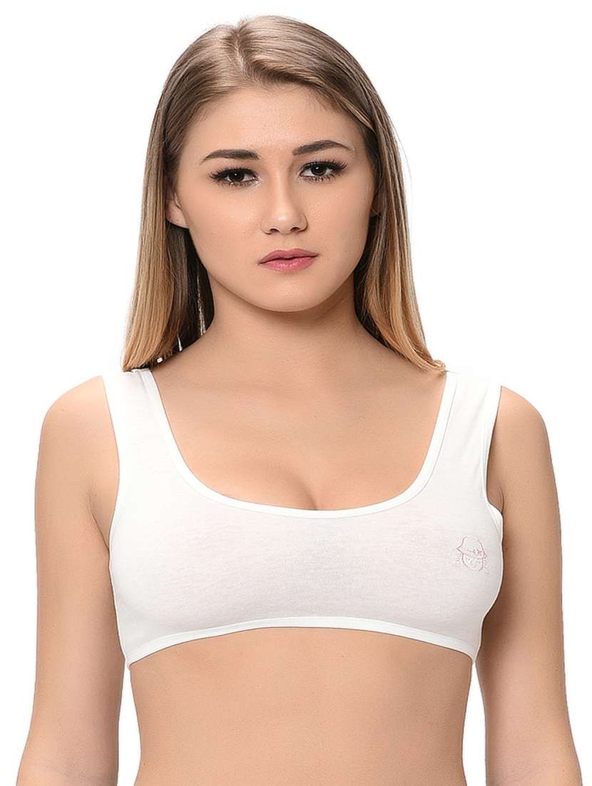 pack of 2 solid sports bra - 18339404 -  Standard Image - 4