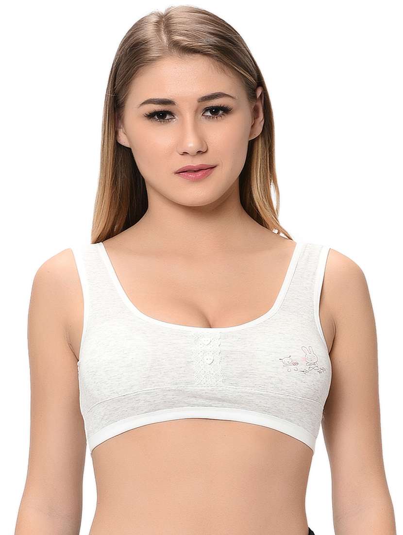 pack of 2 solid sports bra - 18339406 -  Standard Image - 1