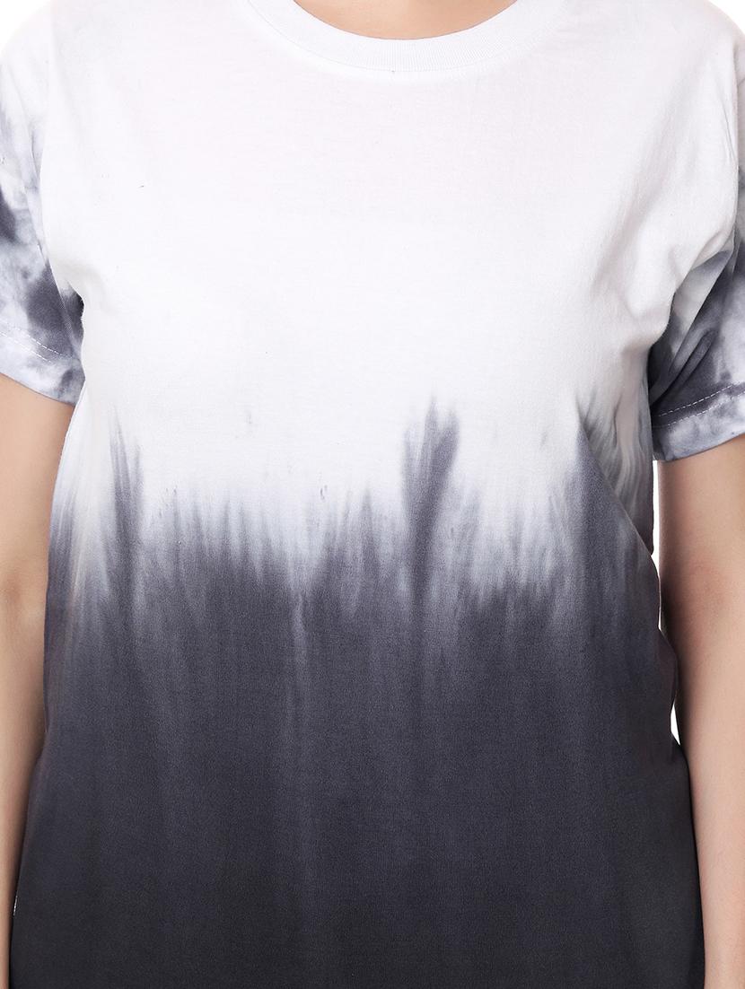 round neck tie & dye regular tee - 18339914 - Standard Image - 4
