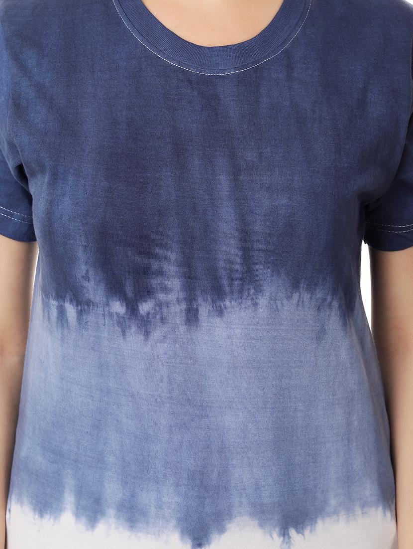 round neck tie & dye regular tee - 18339915 - Standard Image - 4