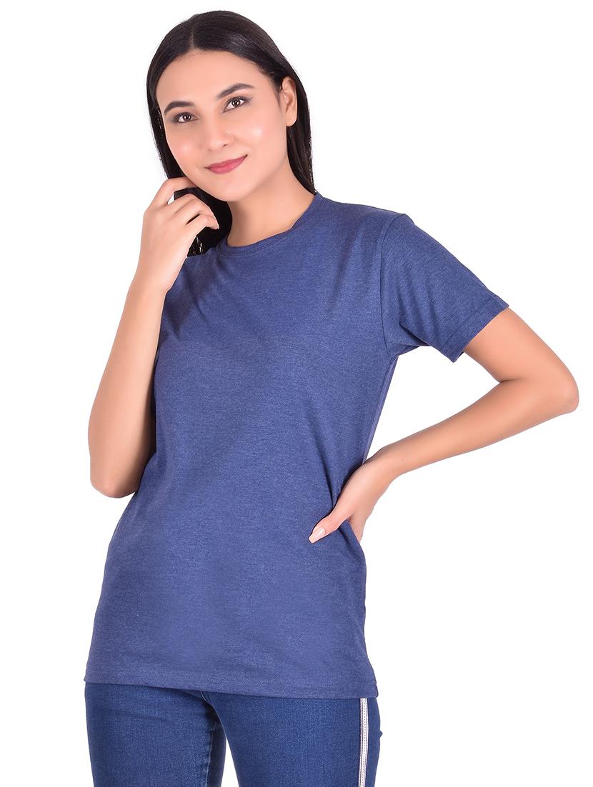 round neck solid regular tee - 18339918 -  Standard Image - 1