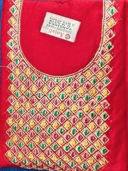 this bandhani dress material is cotton - 18340284 - Standard Image - 1