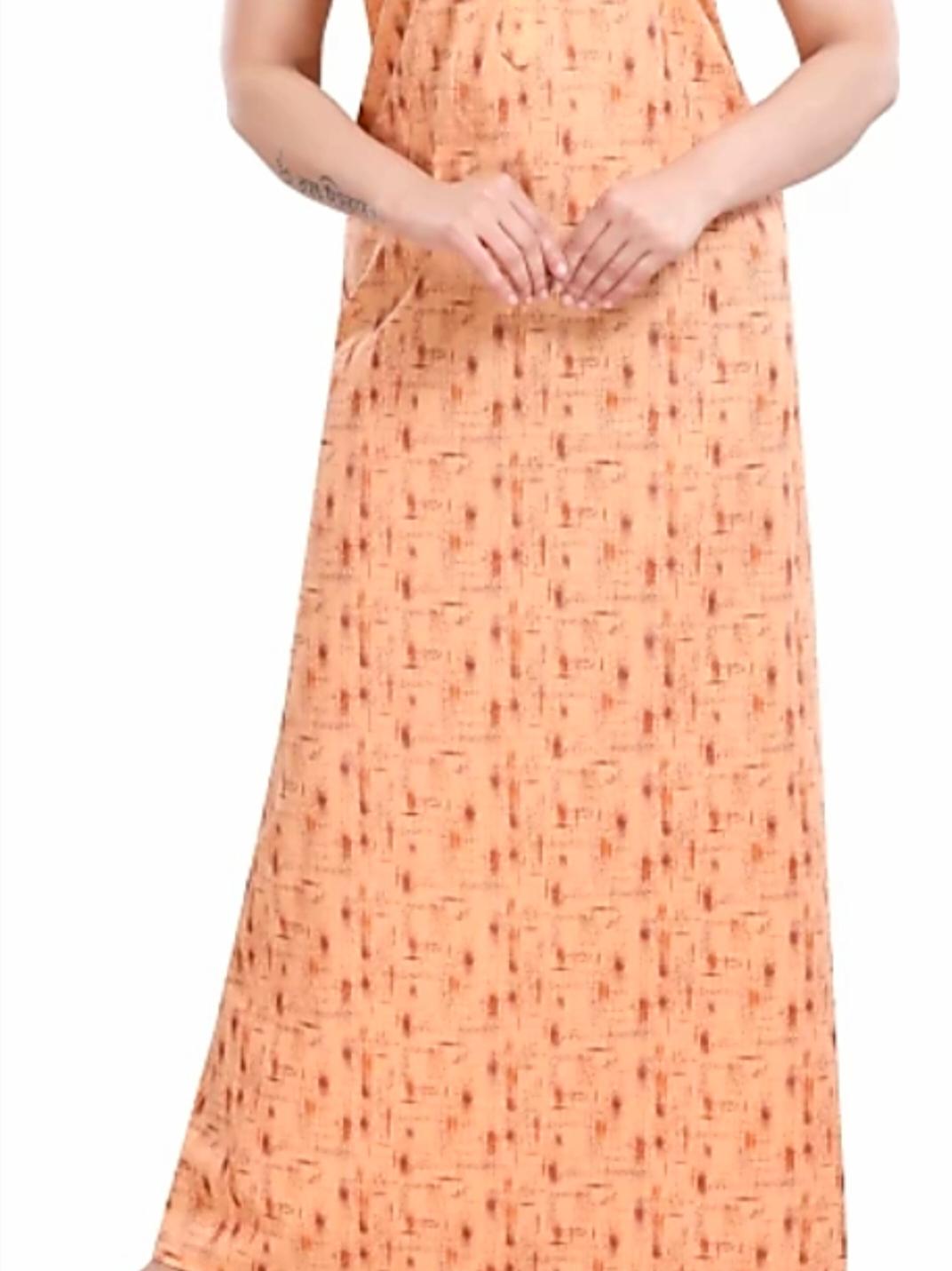 orange hosiery nightwear set - 18341393 - Standard Image - 1