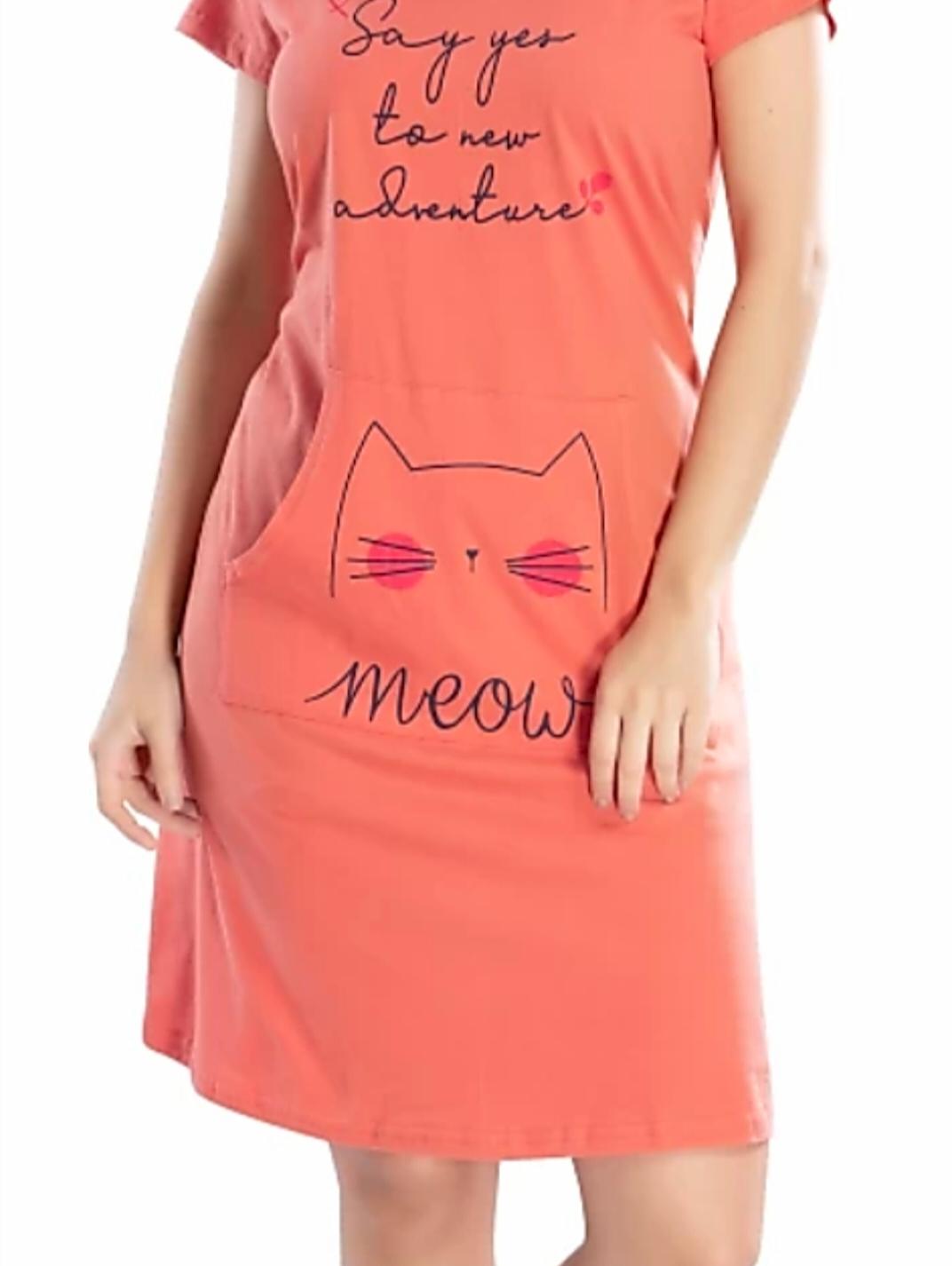 orange hosiery nightwear set - 18341398 - Standard Image - 1