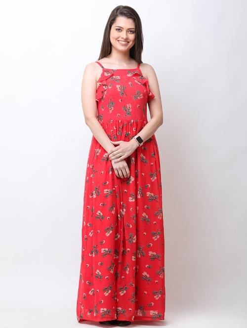 cami neck floral maxi dress - 18341967 -  Standard Image - 0