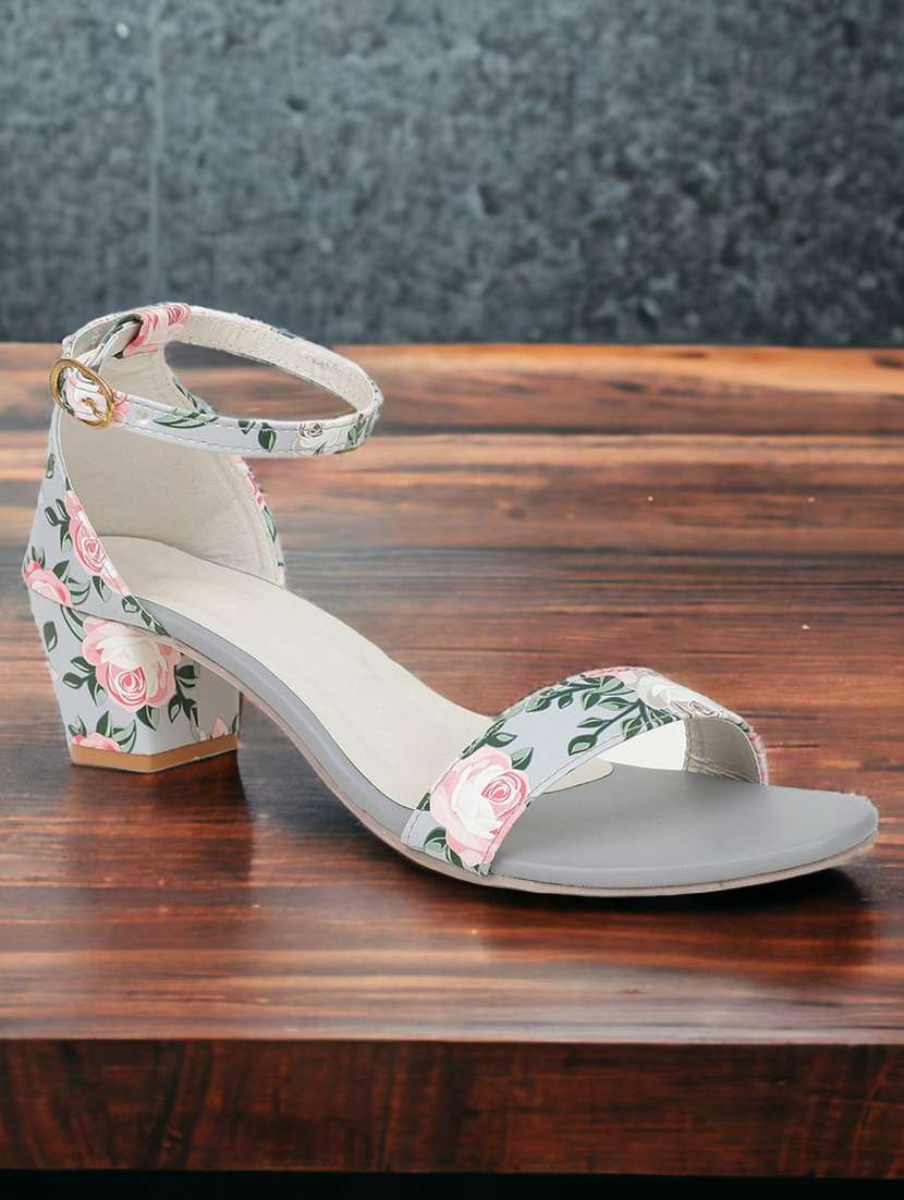 grey back strap sandal
