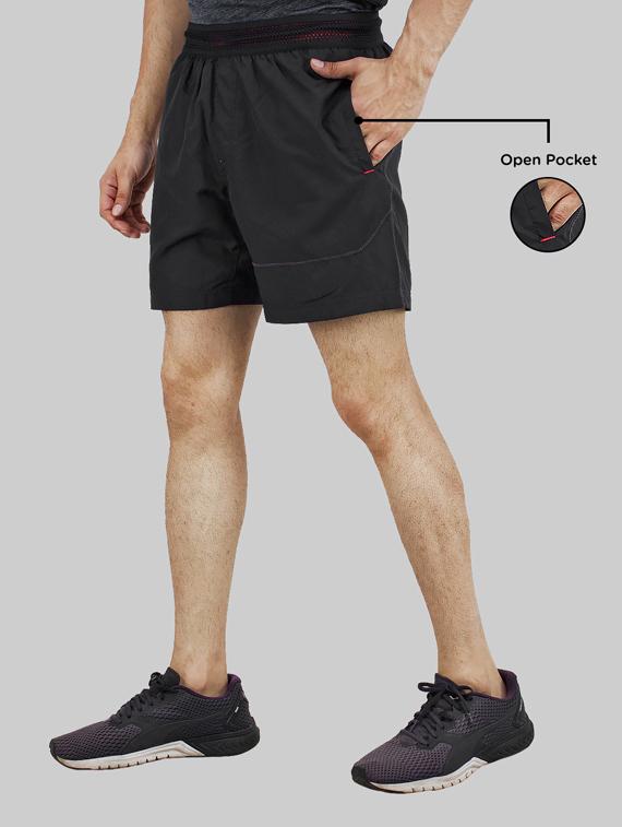 black solid short - 18342121 - Standard Image - 1