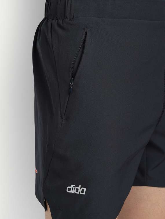 navy-blue solid short - 18342149 - Standard Image - 4