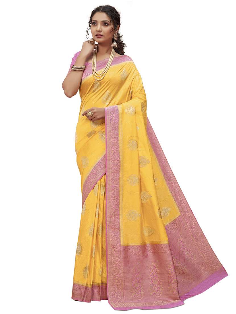 women's banarasi saree with blouse