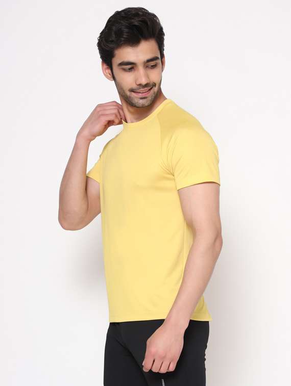 yellow solid t-shirt - 18342428 - Standard Image - 1