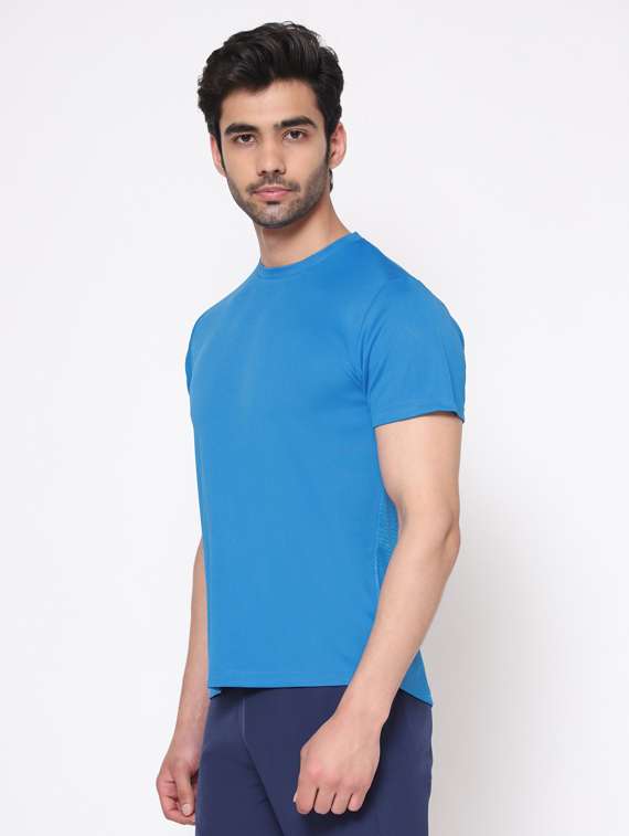 blue solid t-shirt - 18342464 -  Standard Image - 1