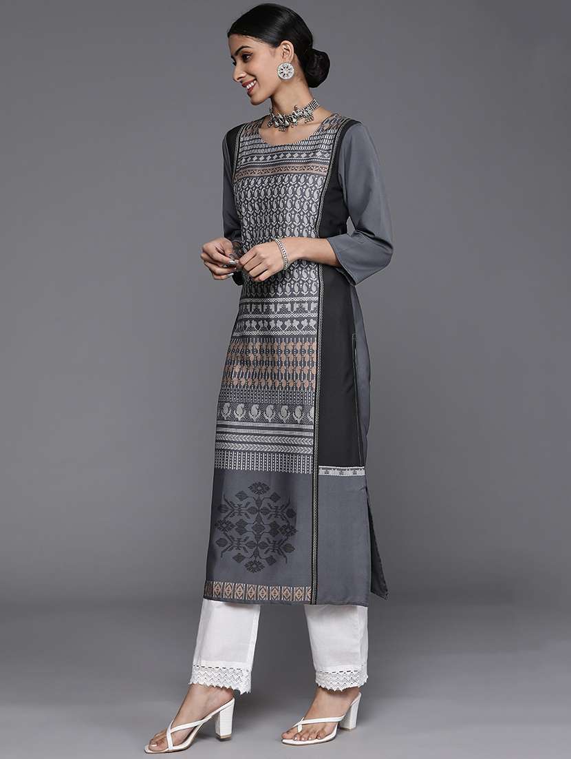 women's straight kurta - 18342887 -  Standard Image - 1