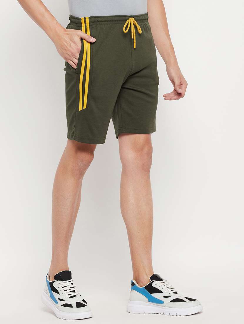 olive-green printed short - 18344690 -  Standard Image - 1