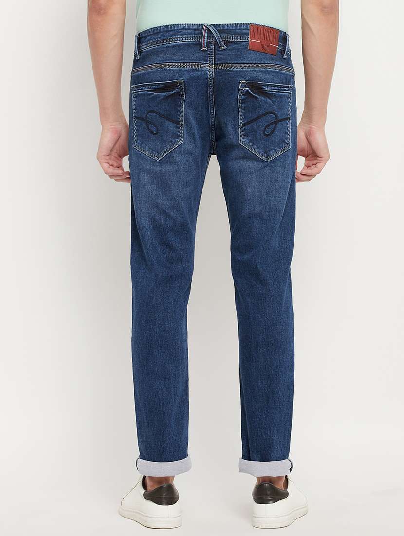 blue light-washed denim jean - 18344698 -  Standard Image - 4