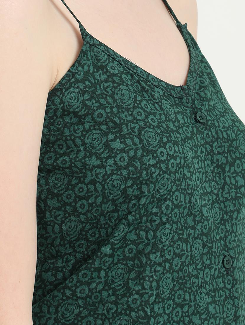 cami neck printed sleepshirt - 18345135 - Standard Image - 4