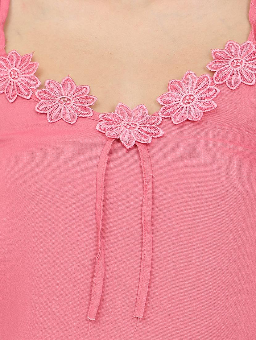 cami neck solid nighty - 18345149 - Standard Image - 4