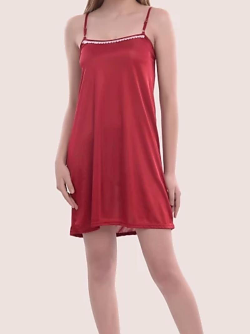 red hosiery nightwear set - 18345186 - Standard Image - 1