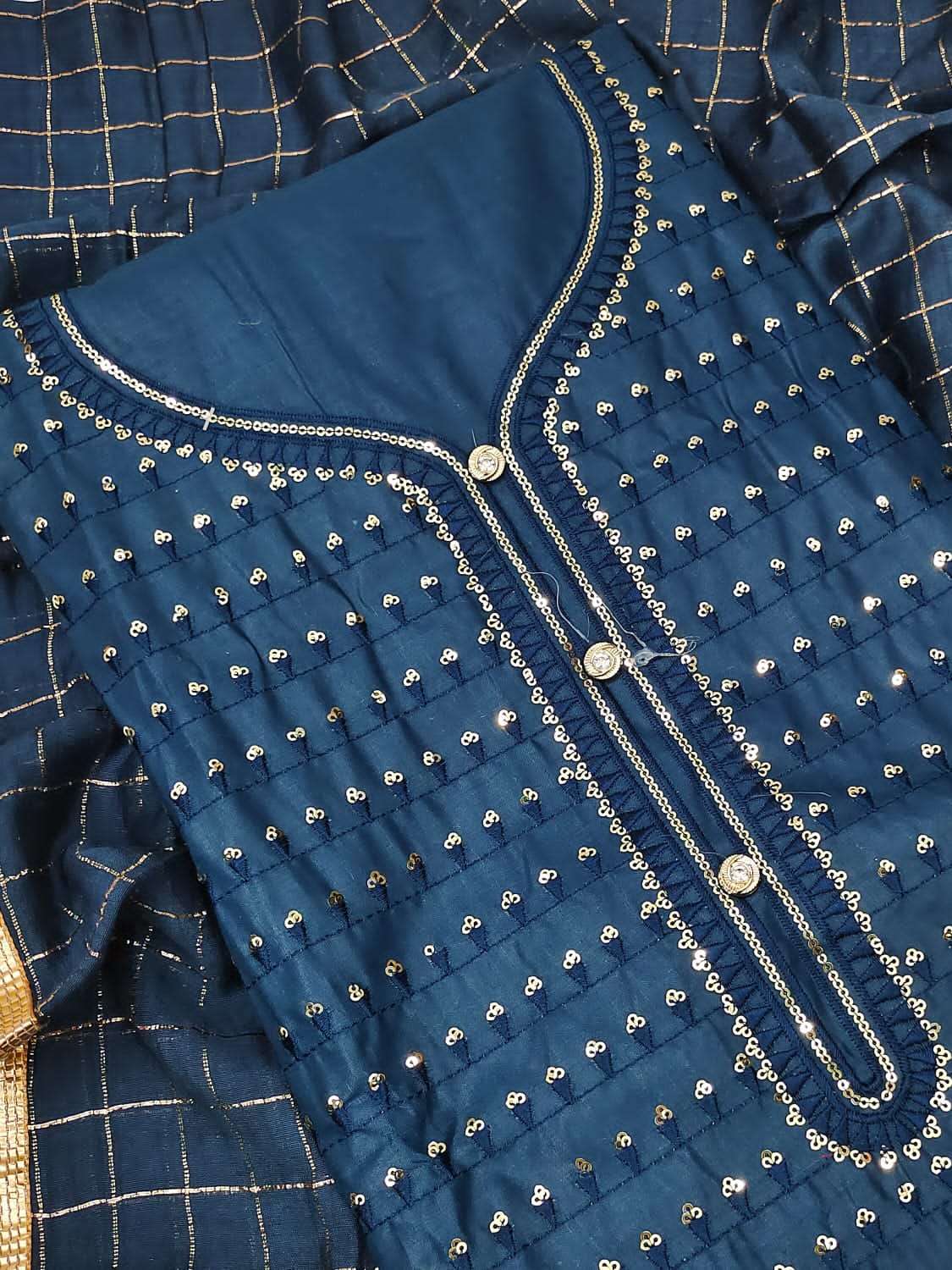 this is unstiched salwar suit material  - 18345240 -  Standard Image - 1