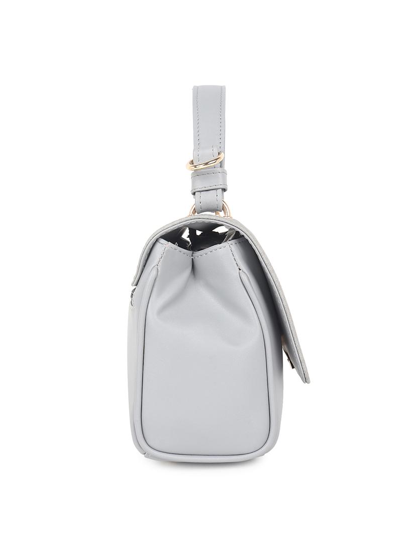 grey checkered regular sling bag - 18345248 - Standard Image - 4