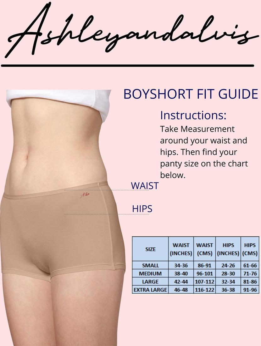 boyshort bamboo micro modal, antibacterial, premium women panty - 18345713 - Standard Image - 4