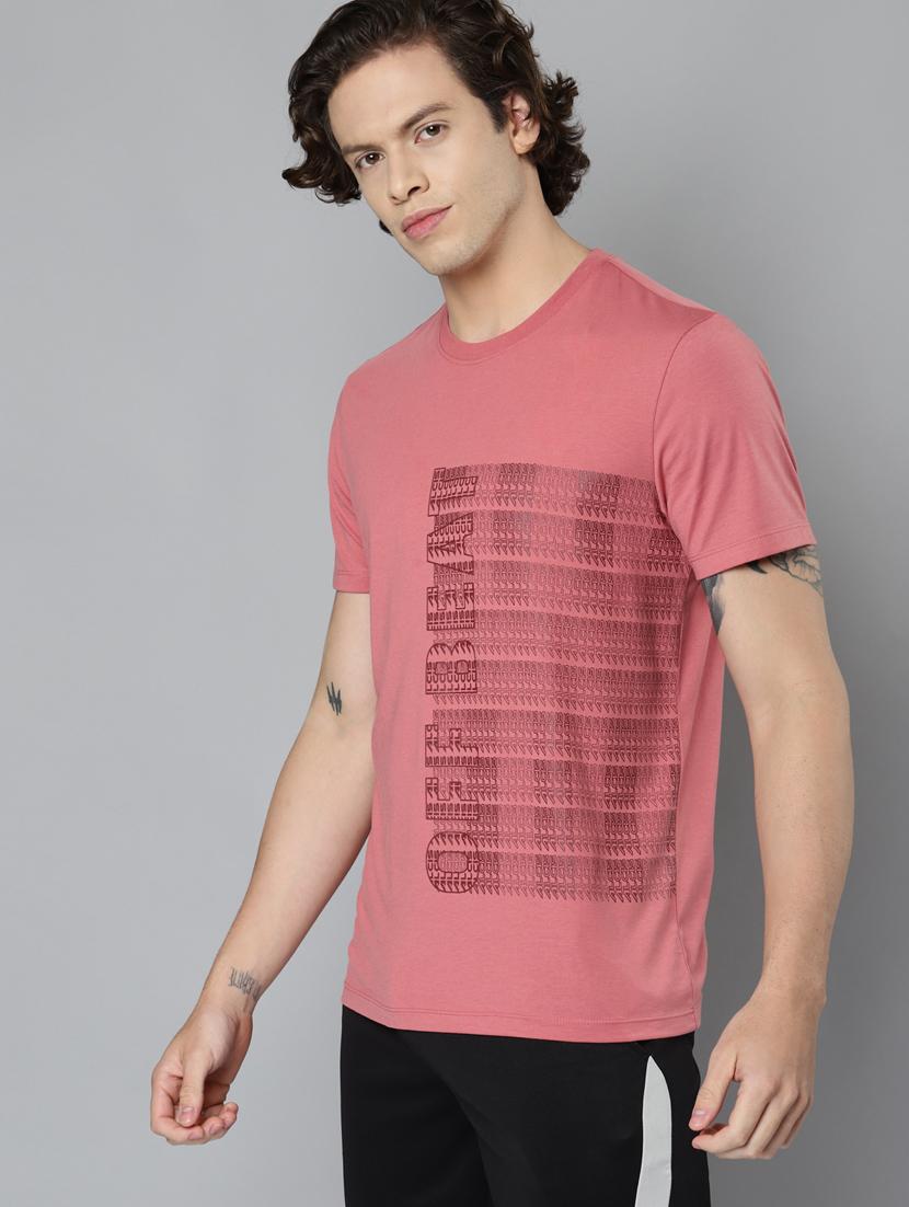 pink front-printed t-shirt - 18346297 - Standard Image - 1
