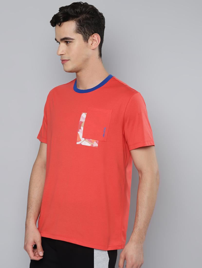 men placement print short sleeve regular fit t-shirt - 18346302 - Standard Image - 1